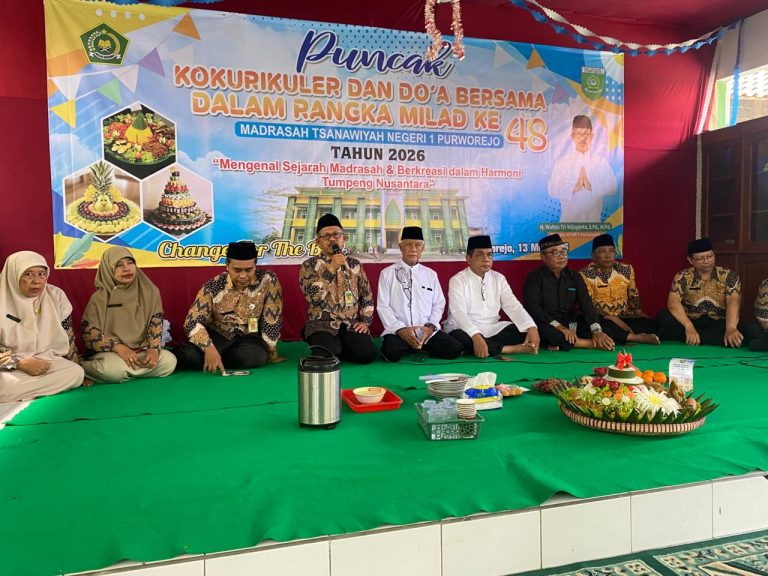 MTsN 1 Purworejo Gelar Puncak Kokurikuler dan Doa Bersama Sambut Milad ke-48