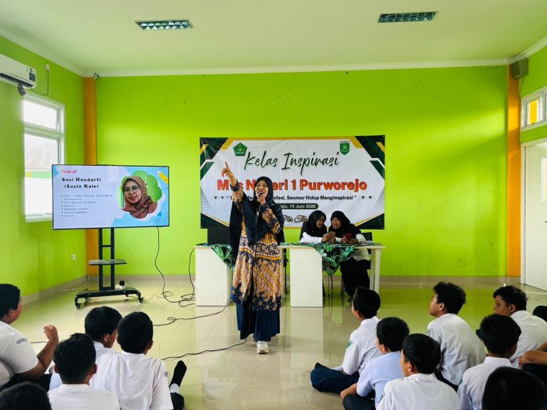 MTsN 1 Purworejo Sukses Gelar Kelas Inspirasi 2026
