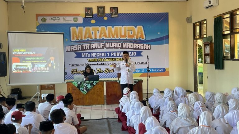 MTsN 1 Purworejo Gelar MATAMUDA 2026/2027, Sambut 320 Murid Baru dengan Semangat Change For The Best